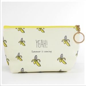 NWT Cosmetics Bag with Keyring